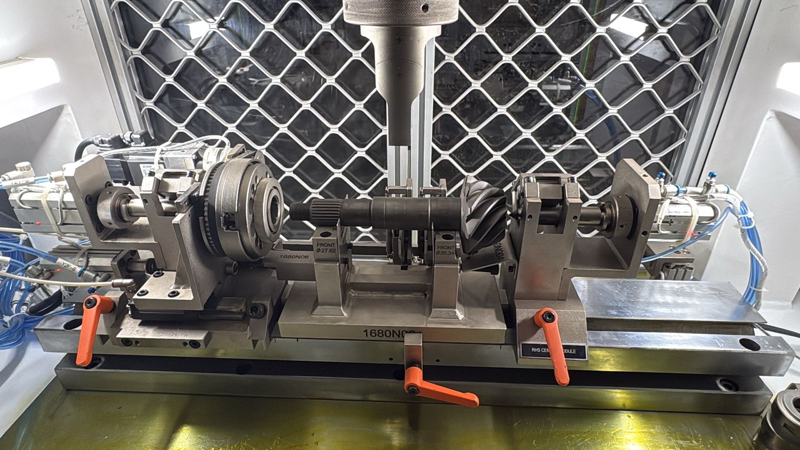 Single Point Shaft Straightening Machine